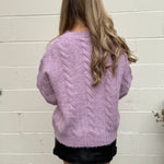 ASTR The Label | Violetta Cable Knit Sweater | Sweetest Stitch