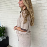 Promesa | Gwyneth V-Neck Short Sleeve Top | Sweetest Stitch Boutique