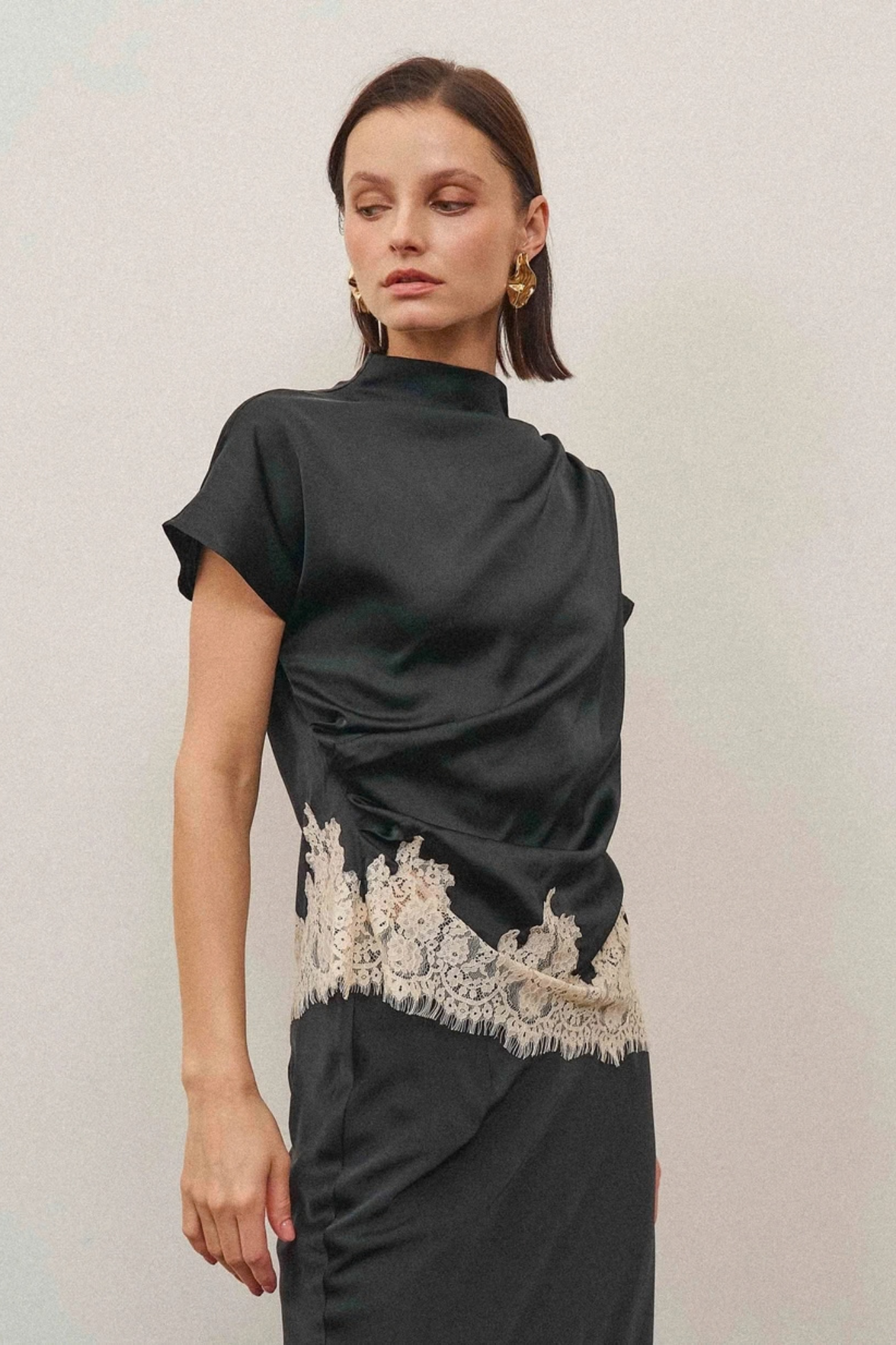 Able | Clara Satin Lace Top | Sweetest Stitch Boutique Richmond VA