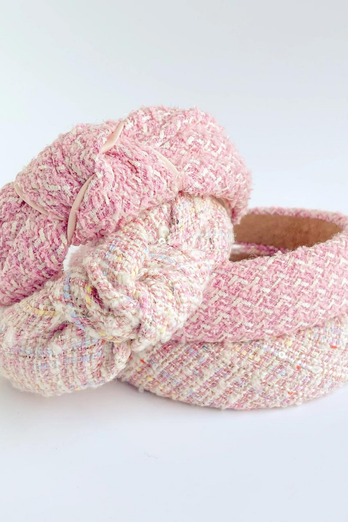 Adorro | Pink Tweed Headband | Sweetest Stitch Online Boutique