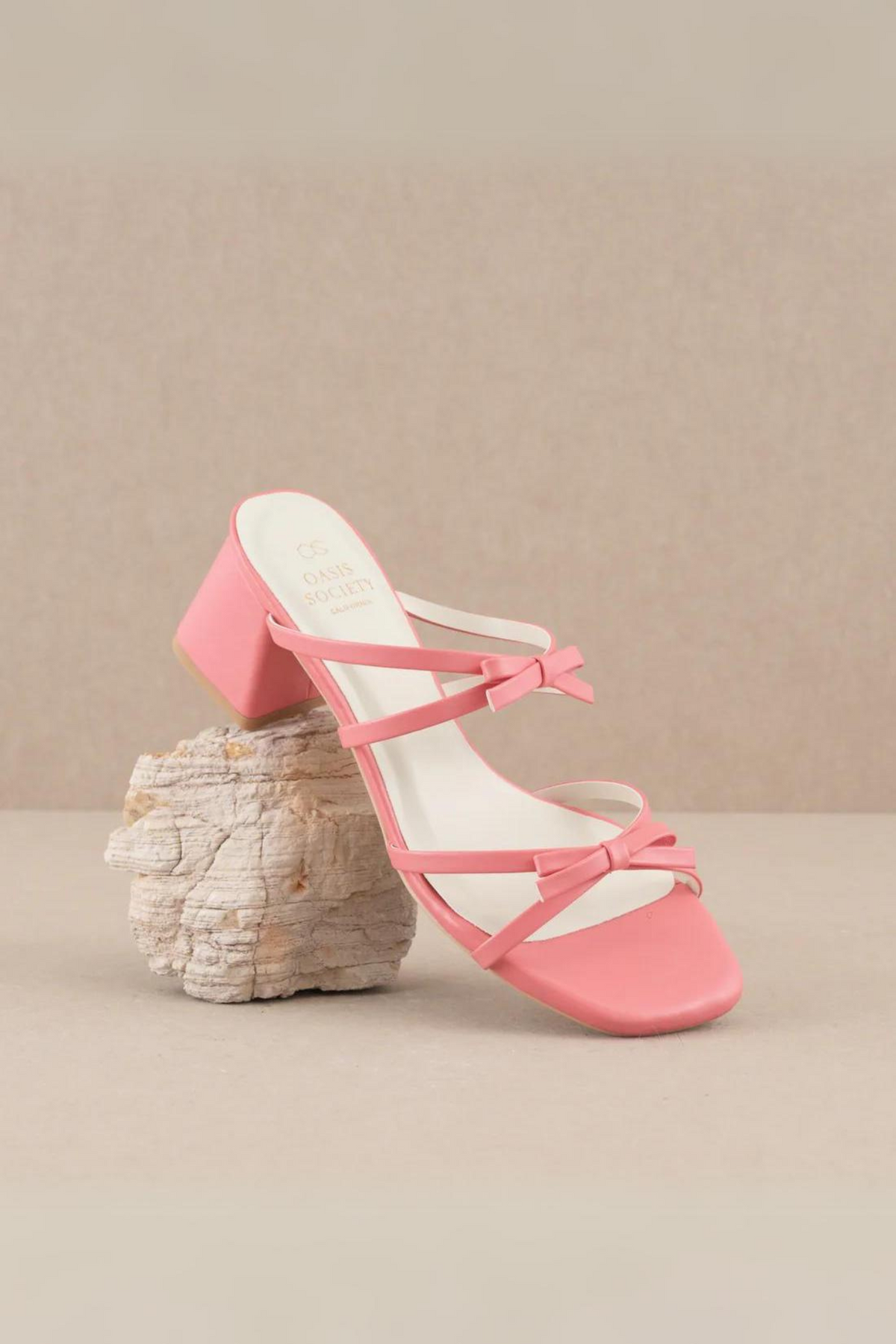 Oasis Society | Pink Bow Low Heels | Sweetest Stitch RVA Boutique