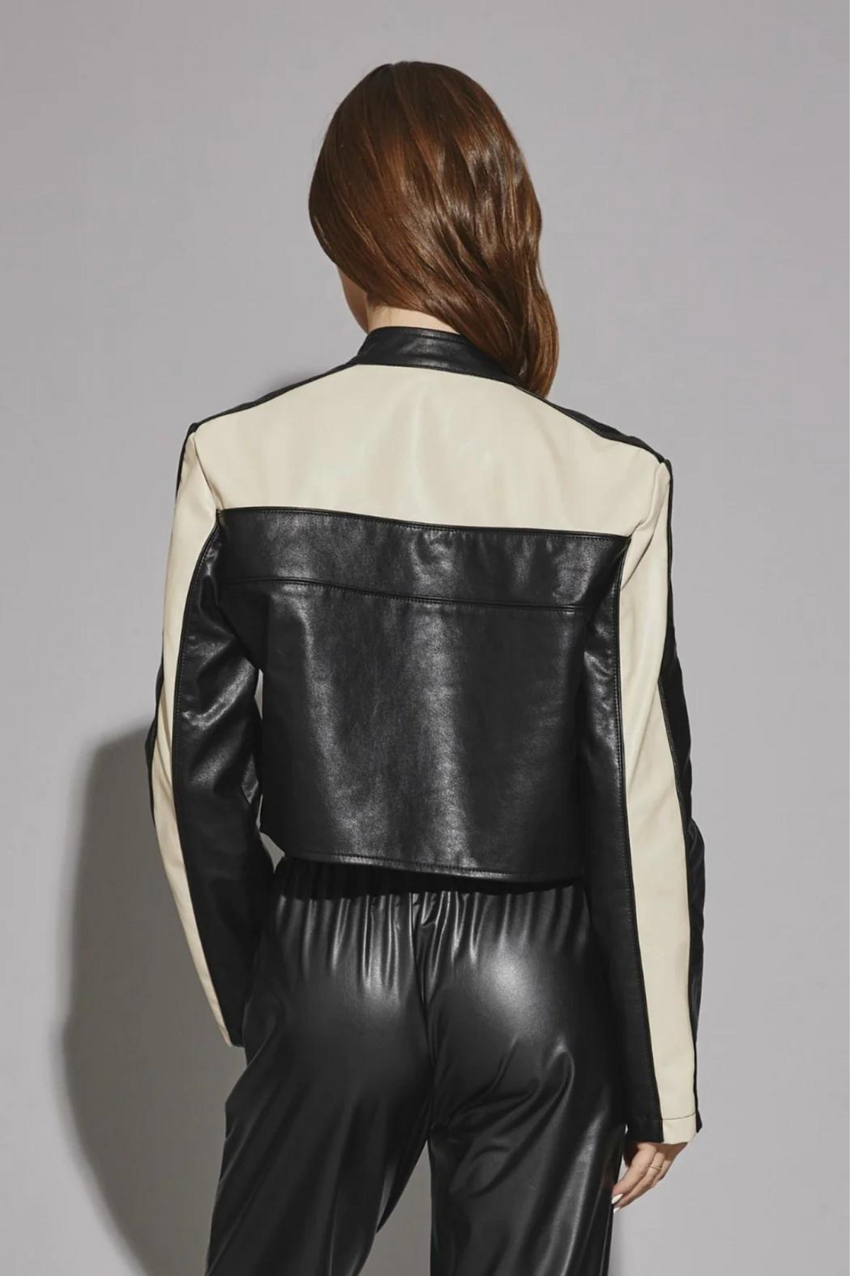 Mustard Seed | Faux Leather Moto Jacket | Sweetest Stitch Boutique