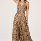 ASTR The Label | Myra V-Neck Halter Maxi Dress | Sweetest Stitch