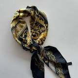 Golden Stella | Regal Print Scarf | Sweetest Stitch Boutique