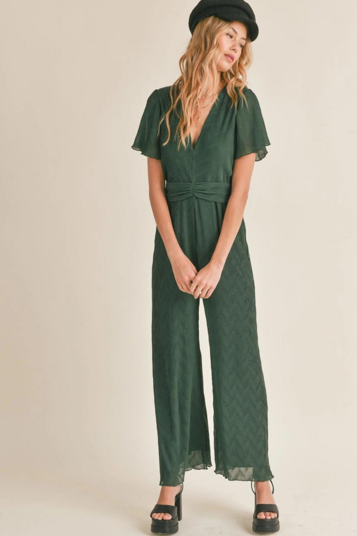 Sadie &amp; Sage | Green Wonderstruck Jumpsuit | Sweetest Stitch 