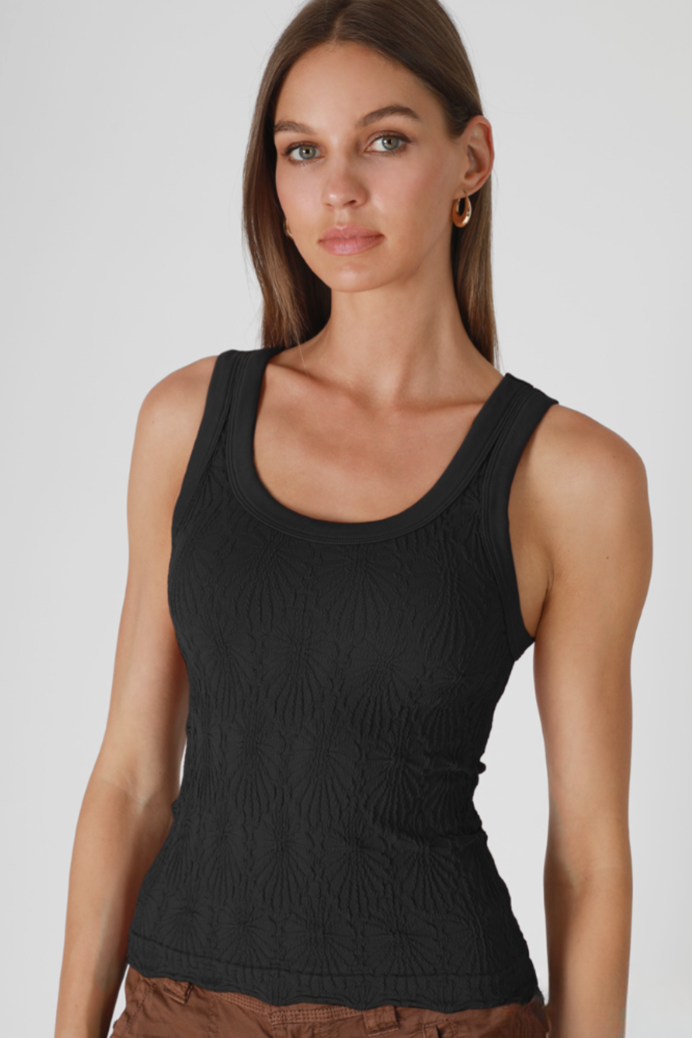 Nikibiki | Lace Textured Tank | Sweetest Stitch Boutique Richmond