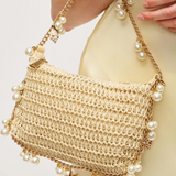 Steph Seashell Straw Bag