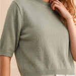Miou Muse | Monica Short Sleeve Sweater | Sweetest Stitch Boutique