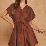 Strut & Bolt | Stacey V-Neck Mini Dress | Sweetest Stitch Boutique RVA