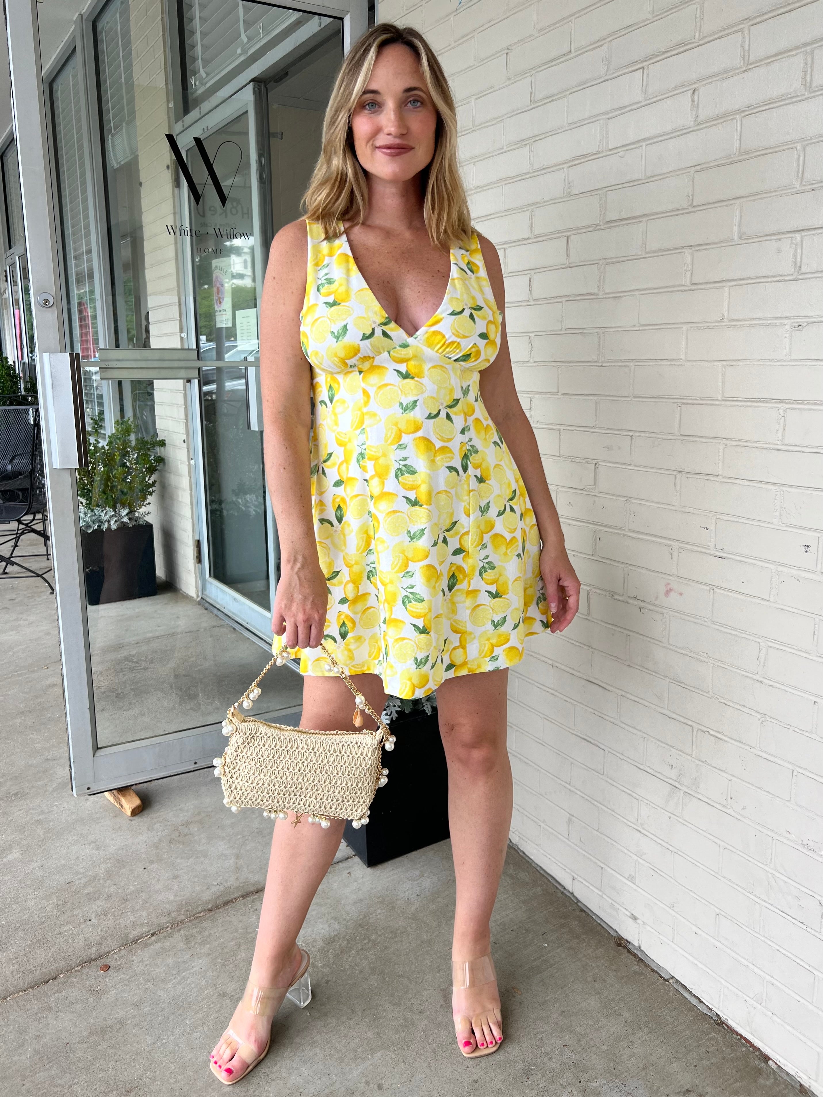 Mustard Seed | Bella Lemon Mini Dress | Sweetest Stitch Boutique