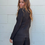 Current Air | Hattie High Neck Long Sleeve Top | Sweetest Stitch