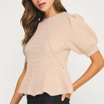 Strut & Bolt | Erin Peplum Sweater | Sweetest Stitch Boutique Richmond