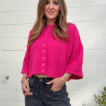 Olivaceous | Farrah Relaxed Button Front Sweater | Sweetest Stitch