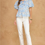 Strut & Bolt | Jules Embroidered Peplum Top | Sweetest Stitch Boutique