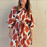 Entro | Kinsley Printed Mini Dress | Sweetest Stitch Boutique