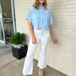 Ellison | Rosa Lace Button Front Blouse | Sweetest Stitch Boutique