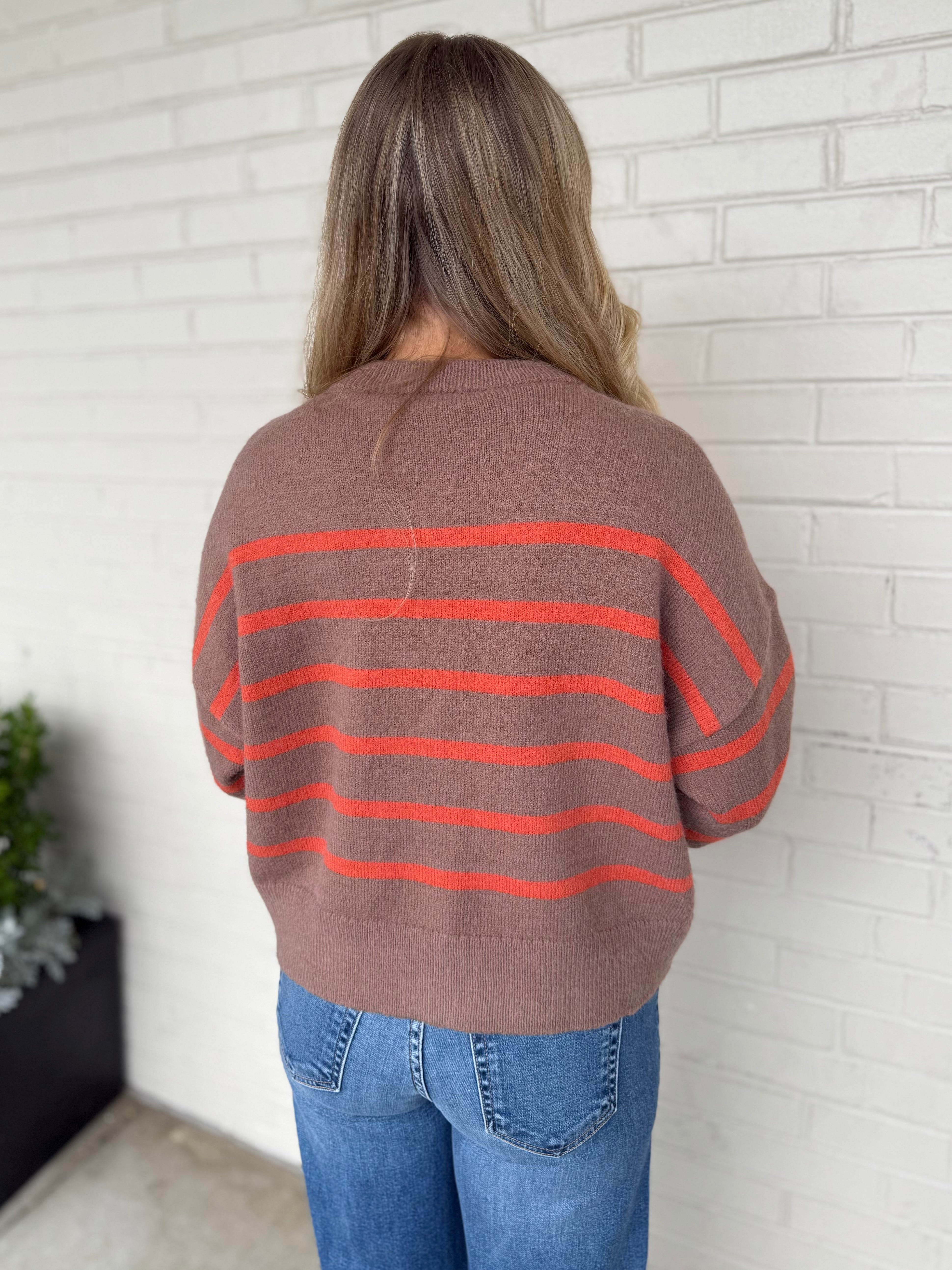 Aaron & Amber | Barbara Striped Cardigan | Sweetest Stitch Boutique