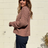 Bailey Rose | Macy Cable Knit Sweater | Sweetest Stitch Boutique