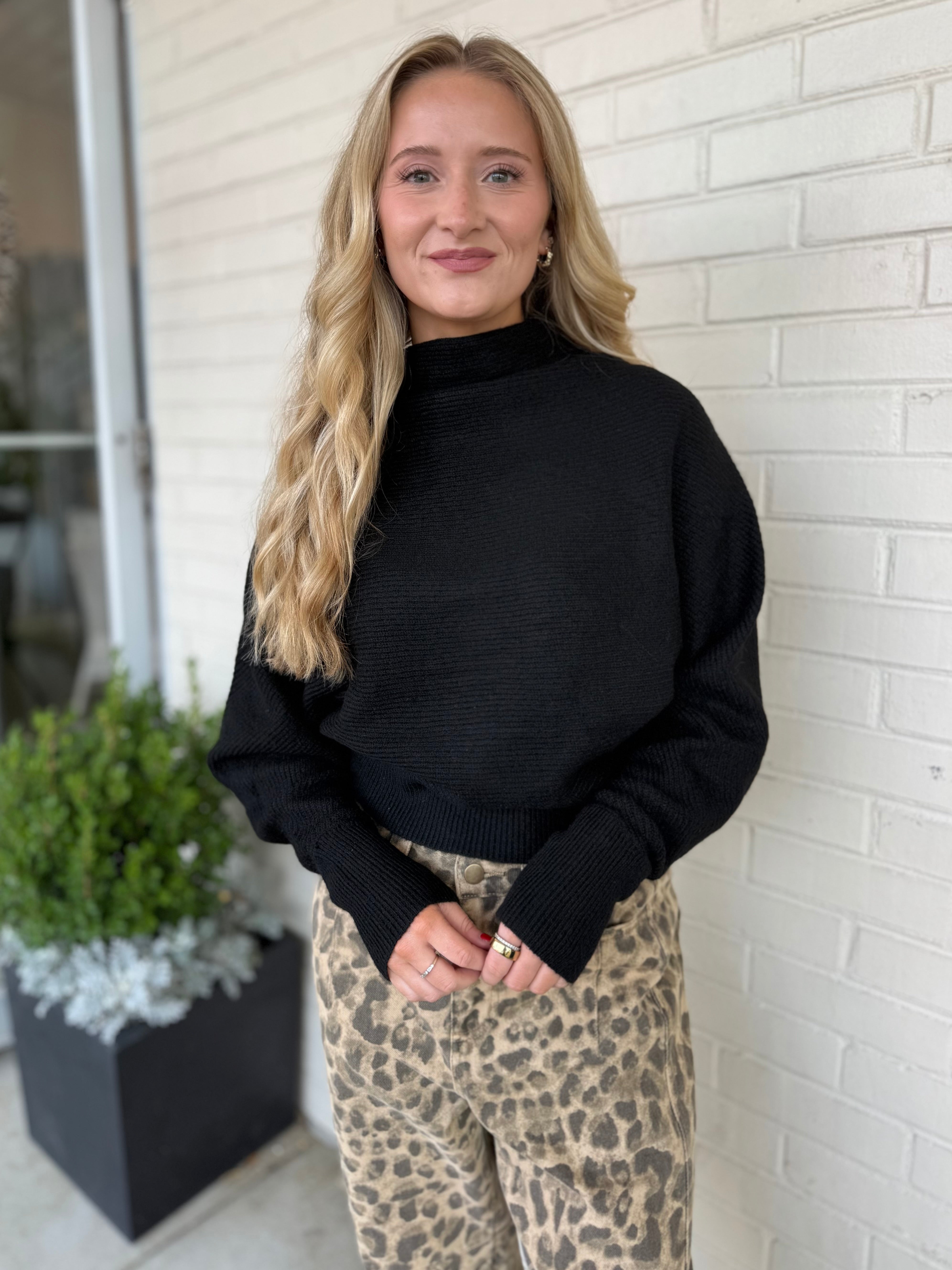 Grade & Gather | Wrenley Mock Neck Sweater | Sweetest Stitch