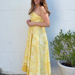 Olivaceous | Maisie Strapless Paisley Midi Dress | Sweetest Stitch RVA