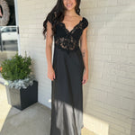 Dress Forum | Sutton Satin Lace Maxi Dress | Sweetest Stitch Boutique