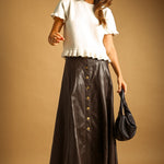 Miou Muse | Jess Ruffle Hem Sweater | Sweetest Stitch Boutique RVA