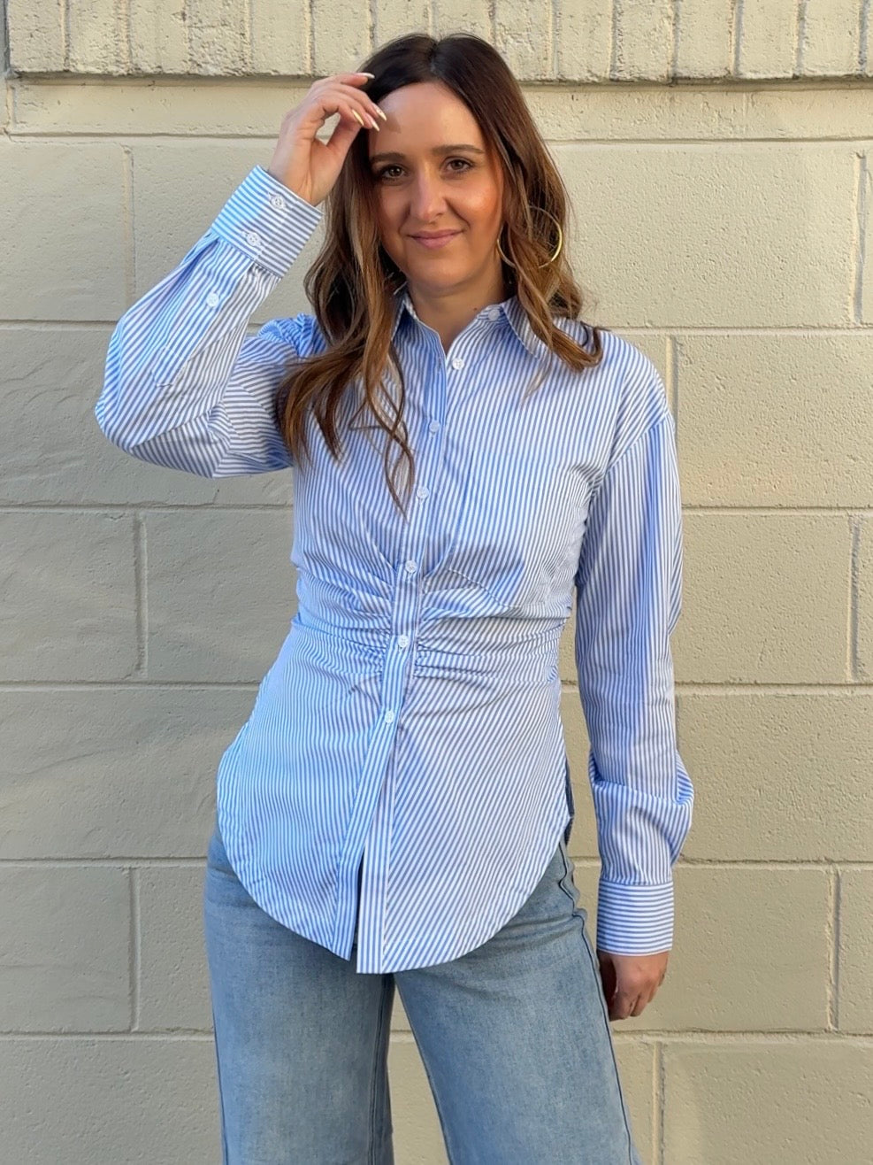 Olivaceous | Aisha Button Up Shirt | Sweetest Stitch Boutique