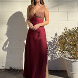 Dress Forum | Aitana Satin Maxi Dress | Sweetest Stitch Boutique
