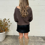 ASTR The Label | Kareen Faux Leather Mini Skirt | Sweetest Stitch