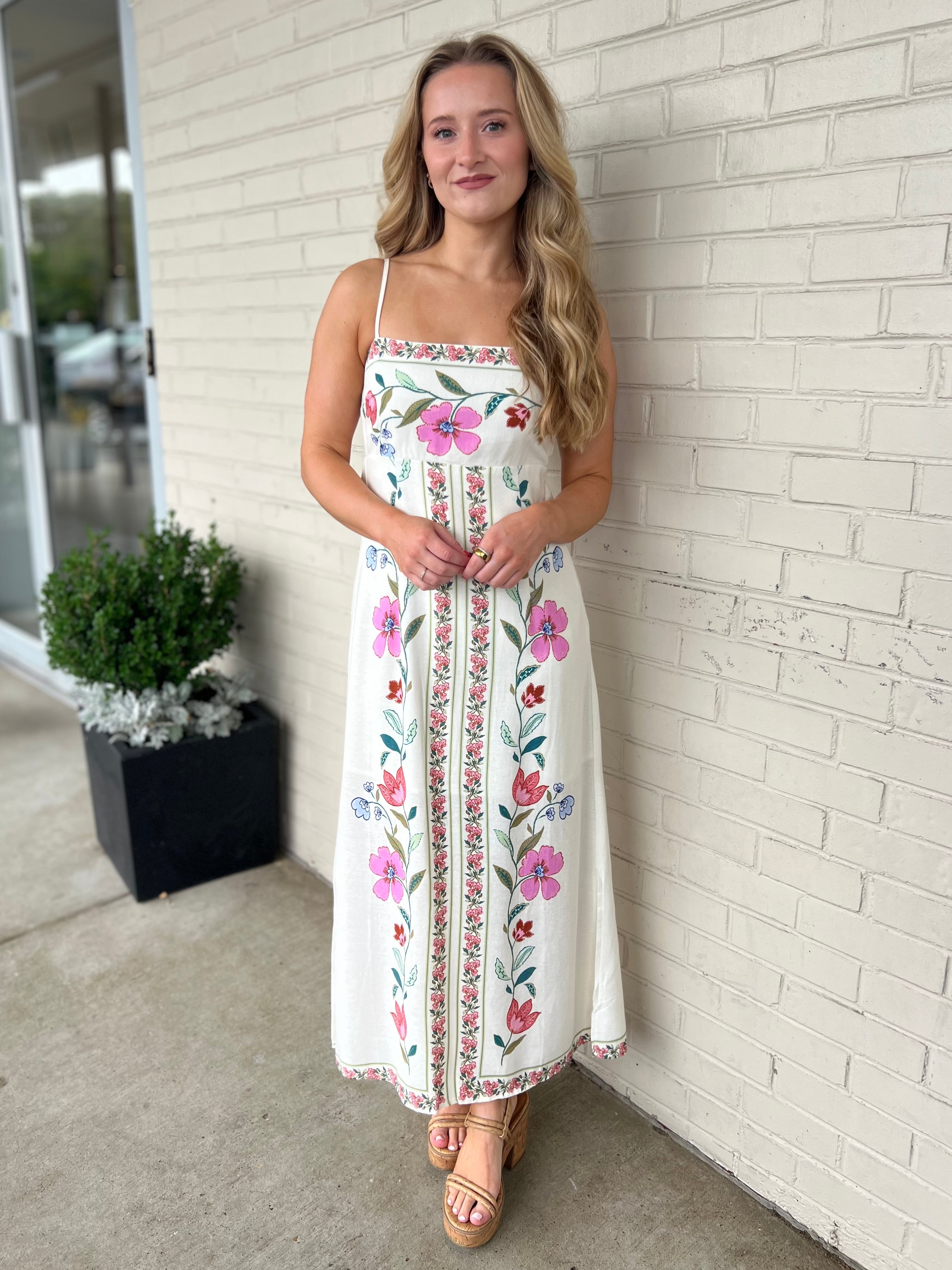 Lalavon | Clara Floral Maxi Dress | Sweetest Stitch