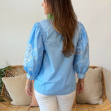Entro | Emory Embroidered Top | Sweetest Stitch Boutique Richmond