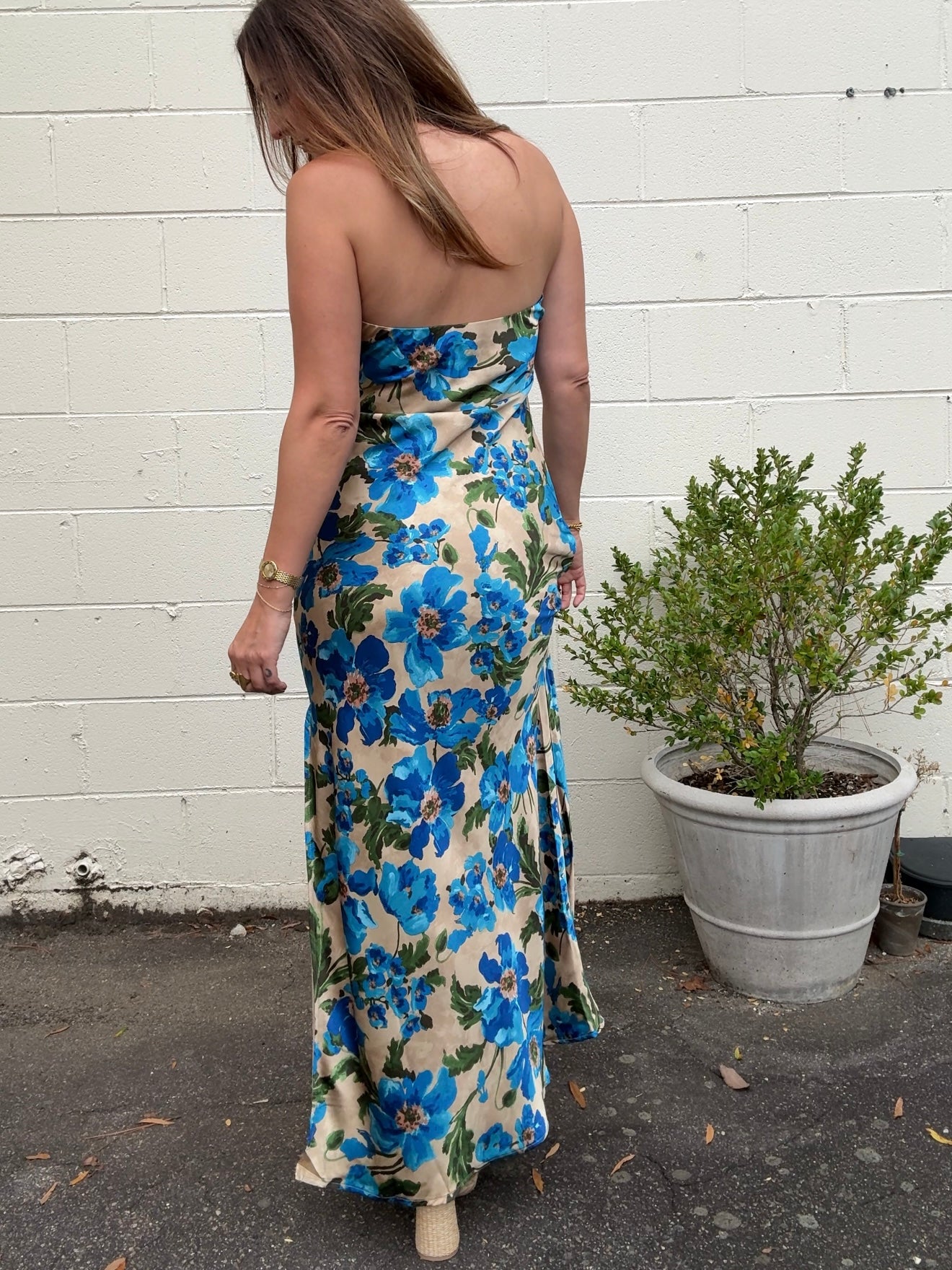 Dress Forum | Ariella Strapless Floral Dress | Sweetest Stitch