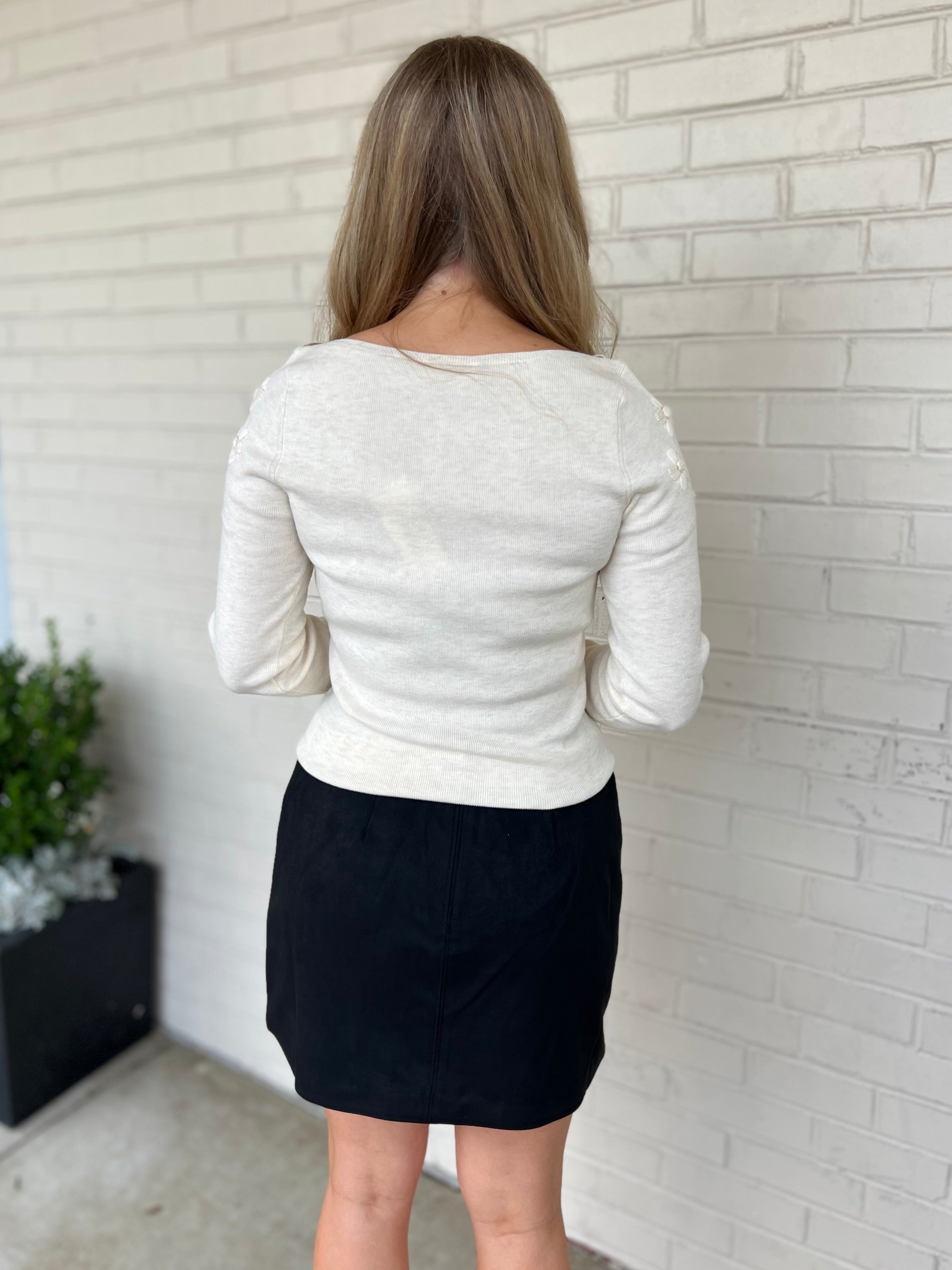 ASTR the Label | Bluma Knit Floral Sweater | Sweetest Stitch