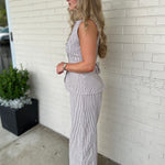 Fore | Valerie Wide Leg Striped Pants | Sweetest Stitch Boutique