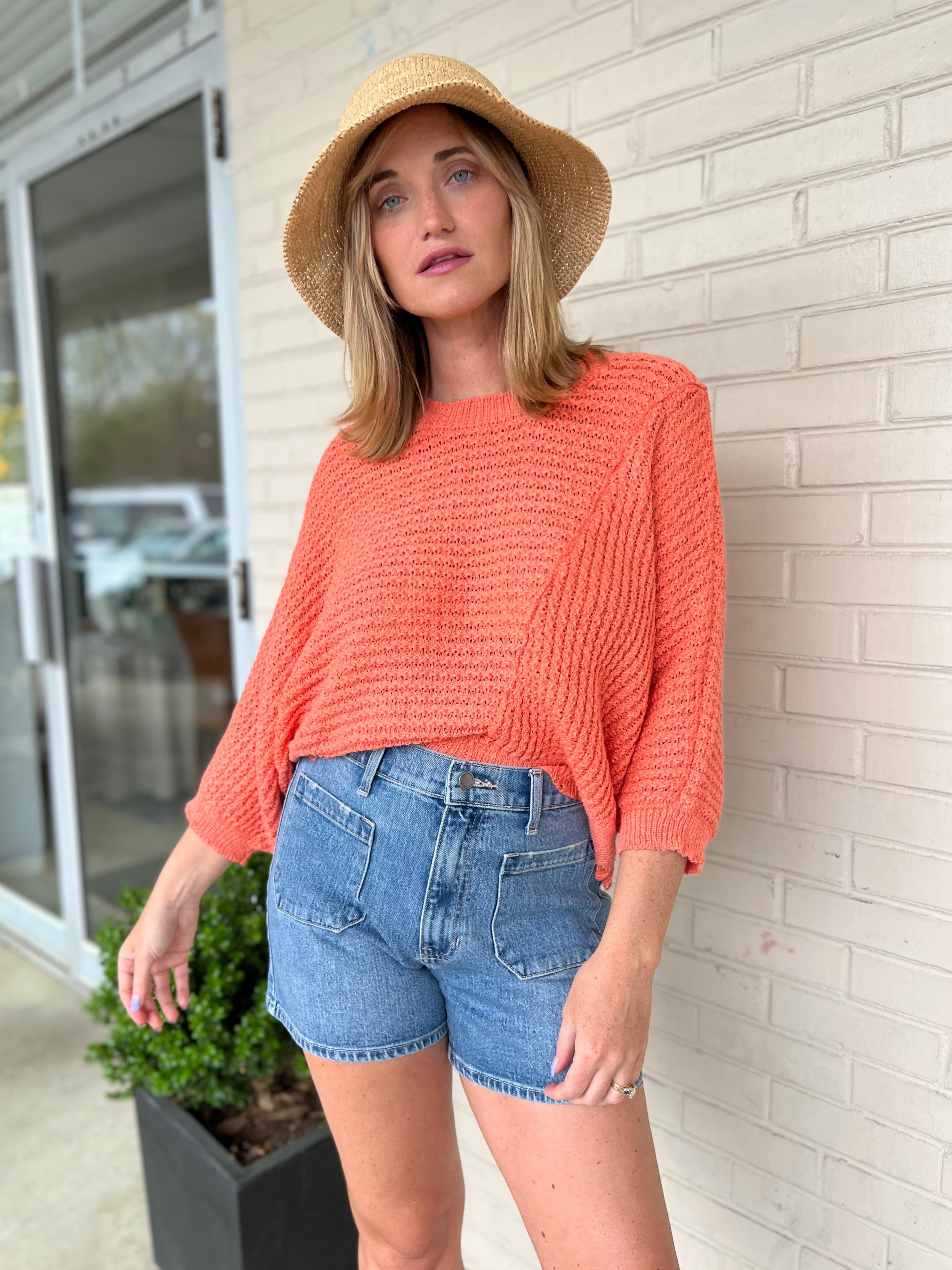 Just Black | Lydia Patch Pocket Shorts | Sweetest Stitch
