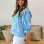 Entro | Emory Embroidered Top | Sweetest Stitch Boutique Richmond
