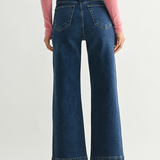 Just Black Denim | Emmy Wide Leg Jeans - Dark | Sweetest Stitch