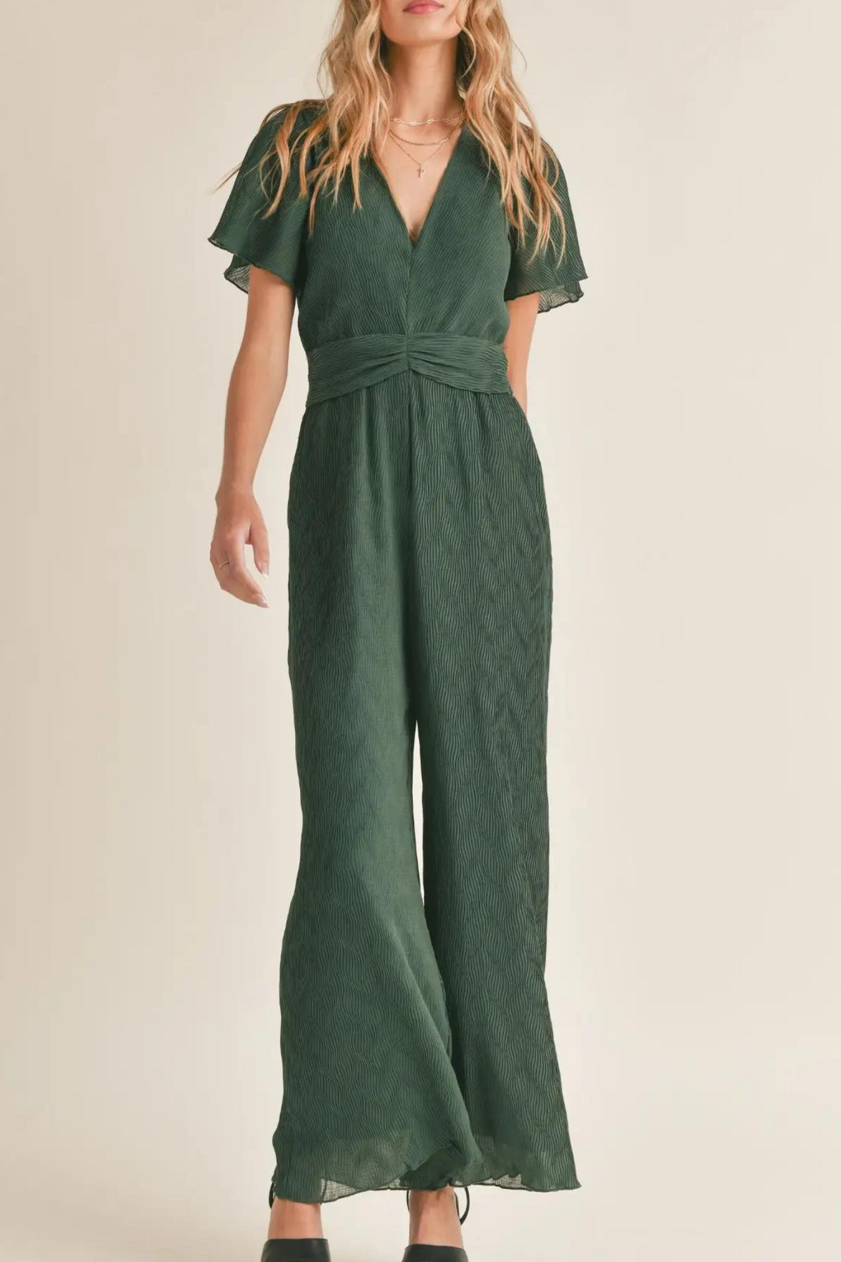 Sadie &amp; Sage | Green Wonderstruck Jumpsuit | Sweetest Stitch 
