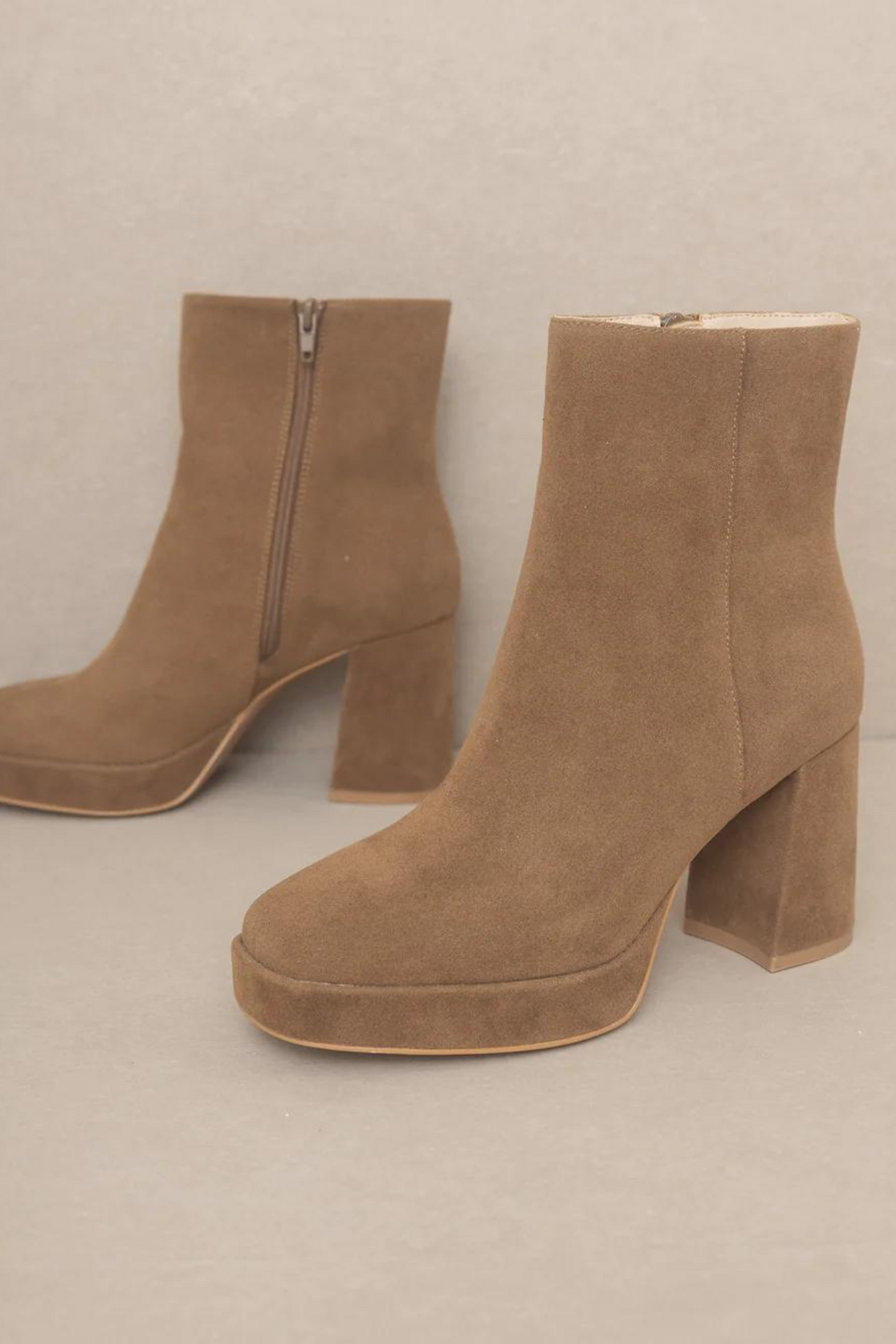 Oasis Society | Lima Platform Boots Brown | Sweetest Stitch Online