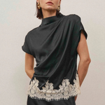 Able | Clara Satin Lace Top | Sweetest Stitch Boutique Richmond VA