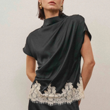 Able | Clara Satin Lace Top | Sweetest Stitch Boutique Richmond VA