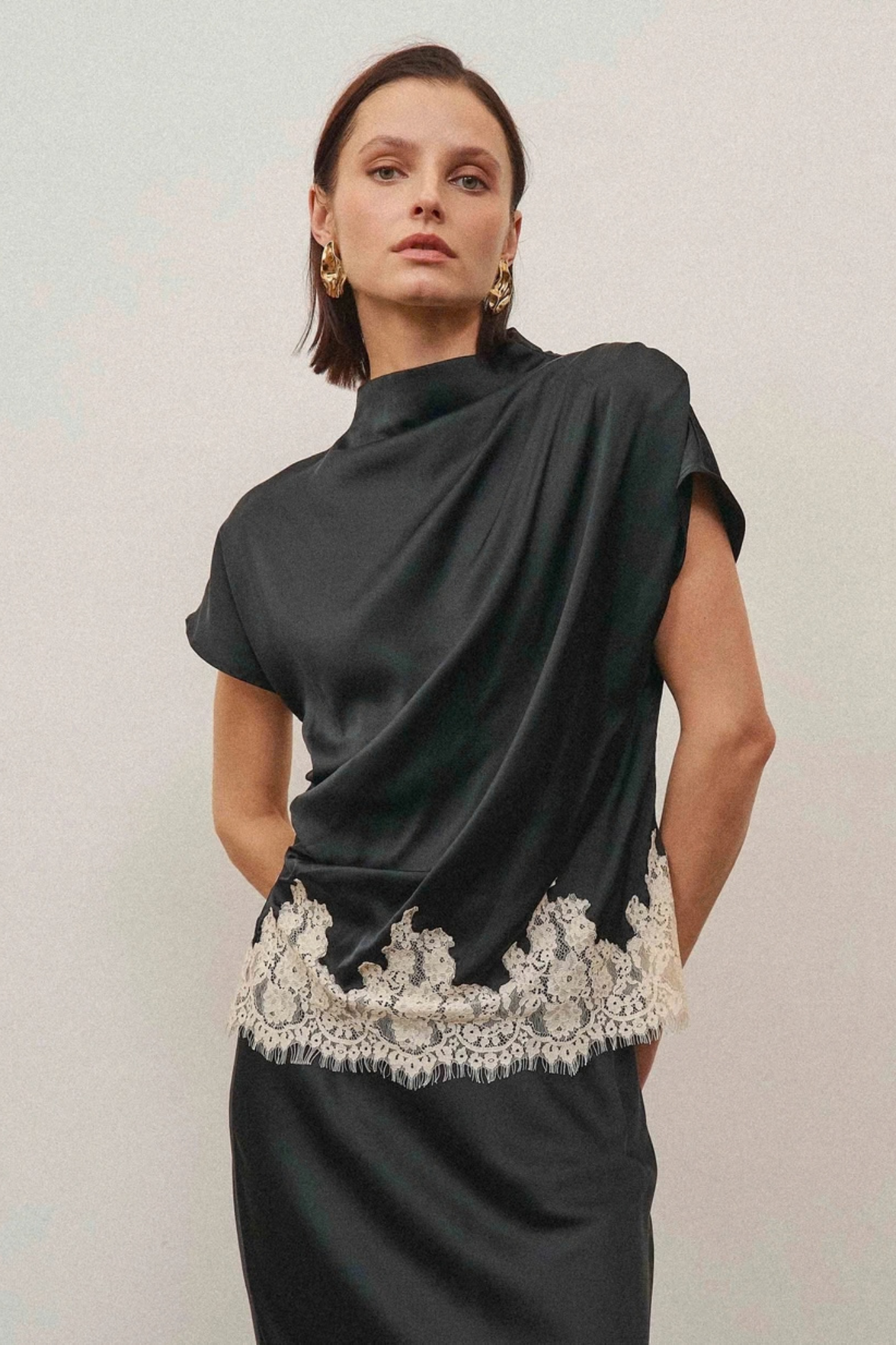 Able | Clara Satin Lace Top | Sweetest Stitch Boutique Richmond VA