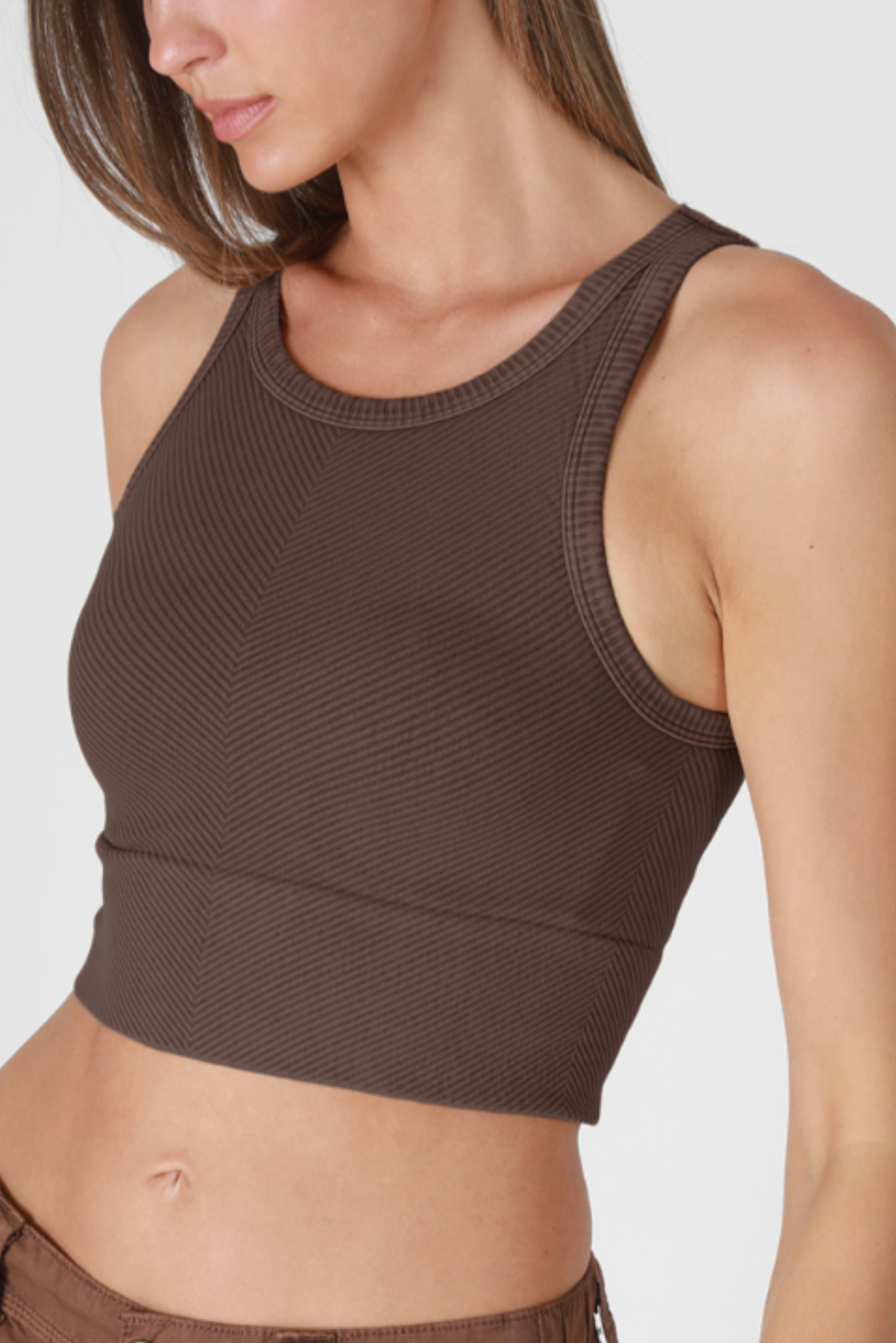 Nikibiki | Vintage Chevron Crop Top | Sweetest Stitch Boutique