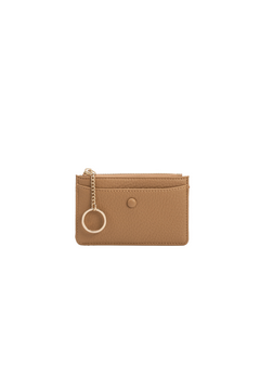 Melie Bianco | Lupe Card Case Wallet Nutmeg | Sweetest Stitch