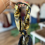 Golden Stella | Regal Print Scarf | Sweetest Stitch Boutique