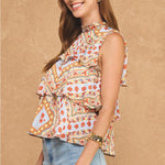 Strut & Bolt | Amy Sleeveless Tiered Top | Sweetest Stitch Boutique