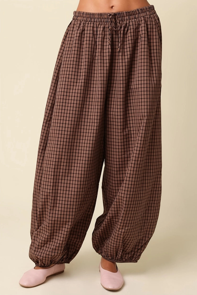 Olivaceous | Fallon Plaid Ballon Pants | Sweetest Stitch Boutique RVA