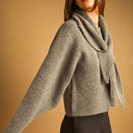 Miou Muse | Catherine Button Front Shawl Sweater | Sweetest Stitch
