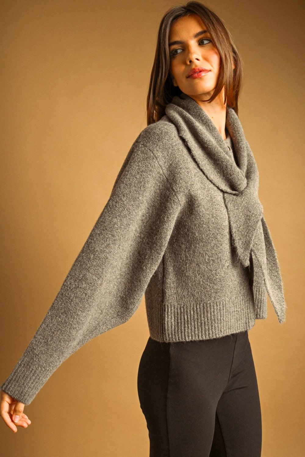 Miou Muse | Catherine Button Front Shawl Sweater | Sweetest Stitch