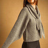 Miou Muse | Catherine Button Front Shawl Sweater | Sweetest Stitch